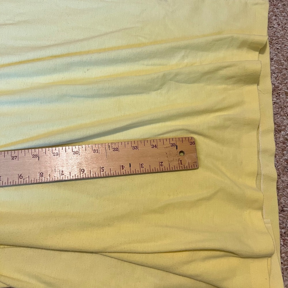 Vintage Polo Ralph Lauren Yellow Polo Dress Short Sleeve Red Pony Logo Large - Picture 8 of 9
